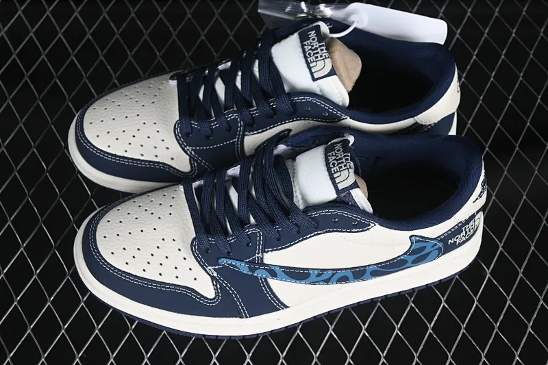 All categories Air Jordan Jordan series basketball shoes Air Jordan 1 Low High-end customized low-top sneakers Travis Scott x Fragment Design x Air Jordan 1 Low OG SP Joe 1 North Face joint abstract pattern low-top cultural casual sneakers LD2025-003